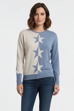 Load image into Gallery viewer, Blue White Madison Pullover