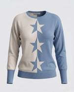 Load image into Gallery viewer, Blue White Madison Pullover