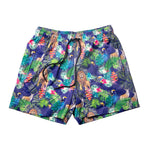 Load image into Gallery viewer, Indigo Jungle Swim Shorts