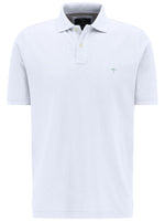 Load image into Gallery viewer, Fynch Hatton Superfine Cotton Polo Shirt White
