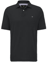Load image into Gallery viewer, Fynch Hatton Superfine Cotton Polo Shirt Black
