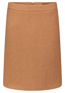 Betty Barclay Boiled Wool Skirt Camel