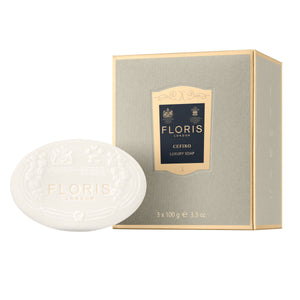 Floris Luxury Soap Set Of 3 Cerifo