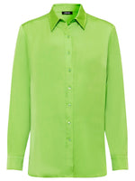 Load image into Gallery viewer, Olsen Satin Effect Blouse Green
