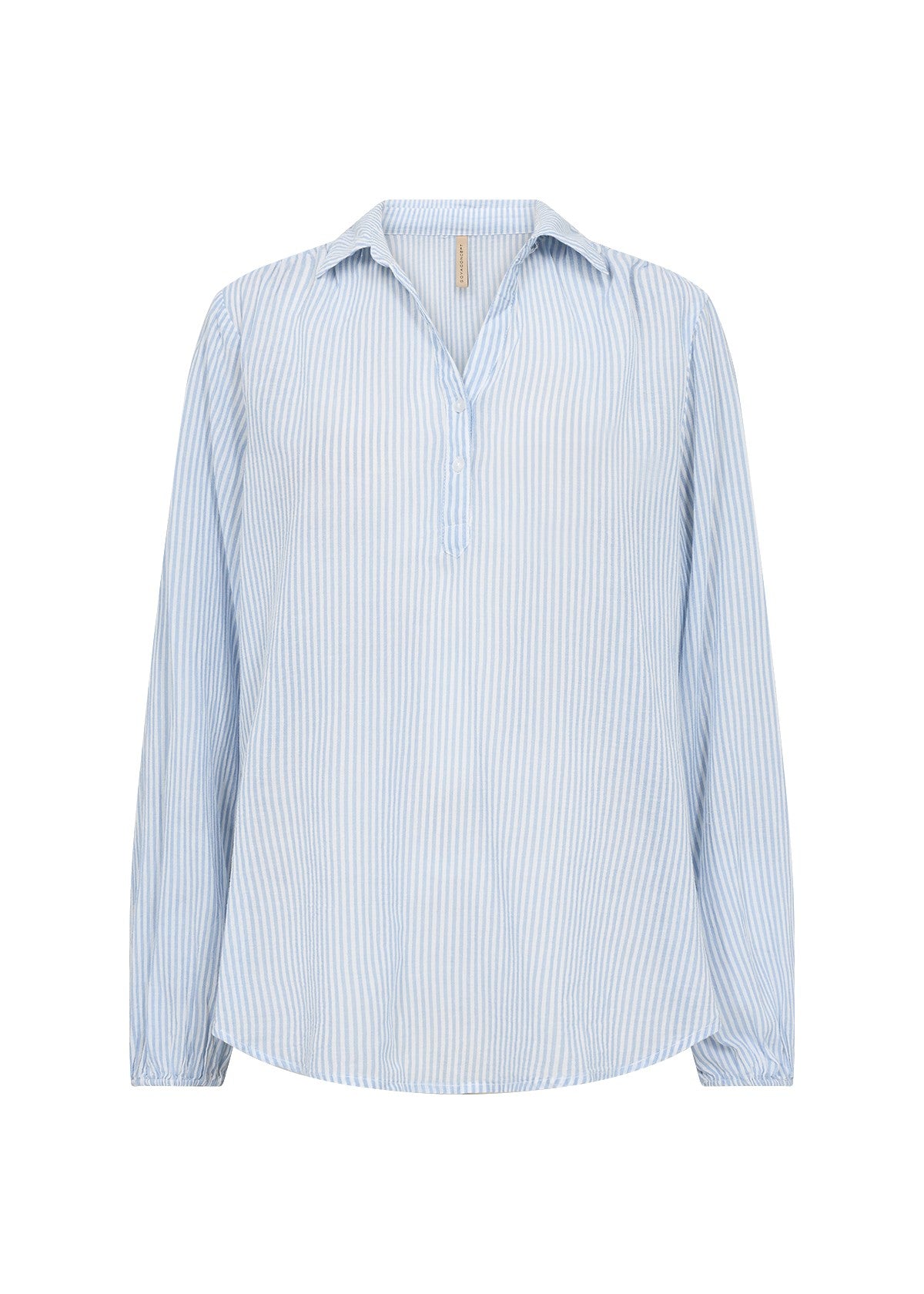 Soya Concept Lightweight Stripe Shirt Blue