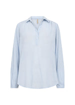 Load image into Gallery viewer, Soya Concept Lightweight Stripe Shirt Blue
