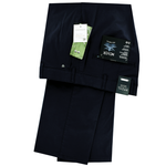 Load image into Gallery viewer, Bruhl Parma Stretch Cotton Navy Trouser Regular Leg
