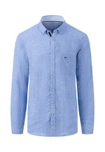 Load image into Gallery viewer, Fynch Hatton Pure Linen Shirt Blue

