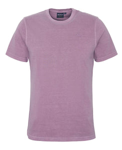 Barbour Garment Dyed T-Shirt Purple
