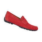 Load image into Gallery viewer, Geox Red Kosmopolis Grip Suede Loafer
