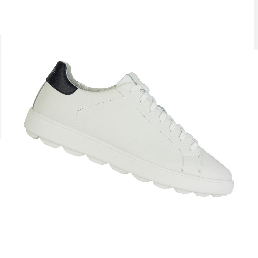 Geox White Low Top Spherica Sneakers