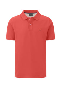 Fynch Hatton Supima Cotton Polo Shirt Red