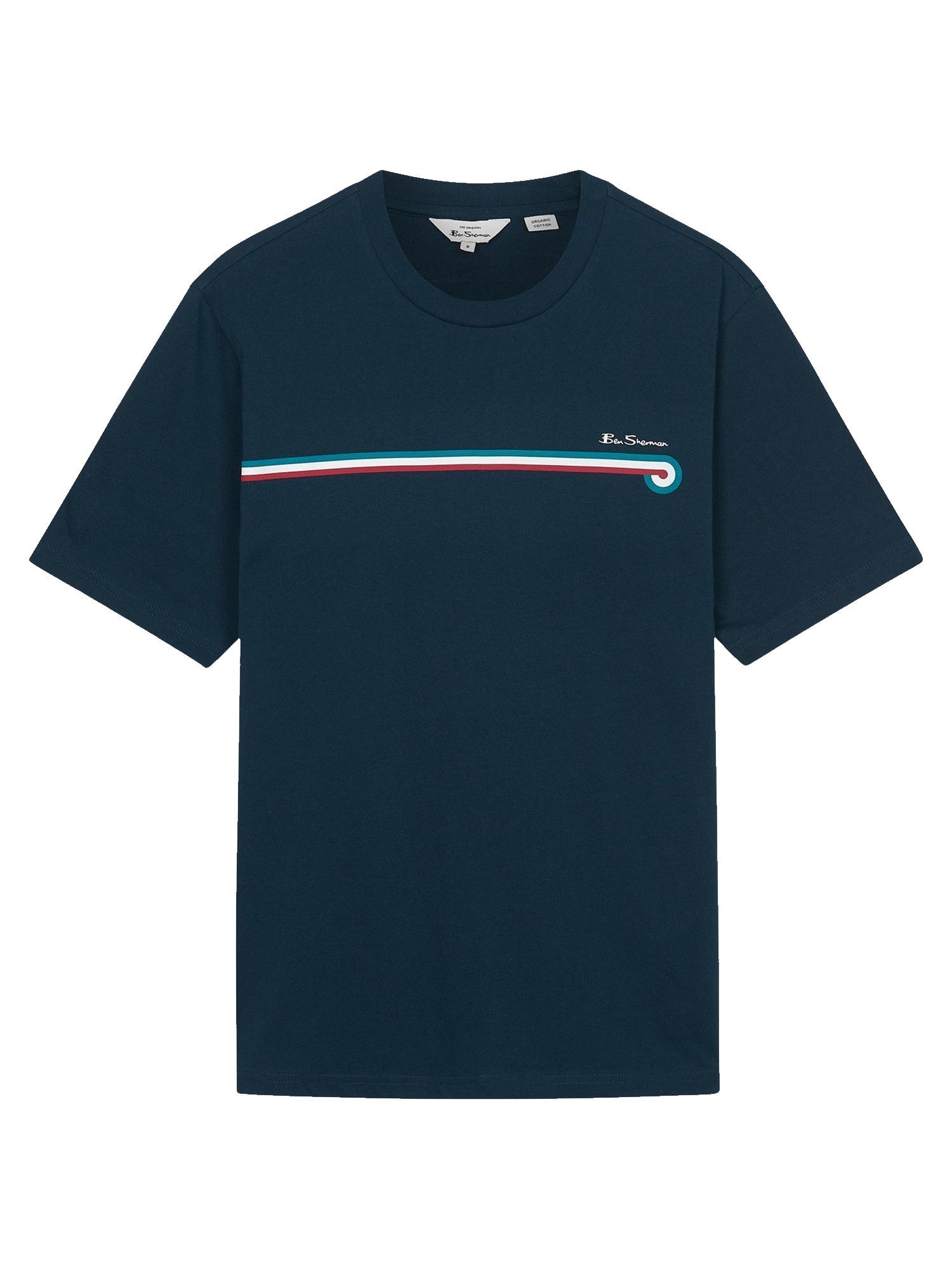 Ben Sherman Core Stripe T-Shirt Navy