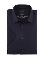 Load image into Gallery viewer, Olymp Luxor  24/Seven Short Sleeve Shirt Navy
