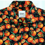 Load image into Gallery viewer, Oscar of Sweden Orange Printed Short Sleeve Shirt
