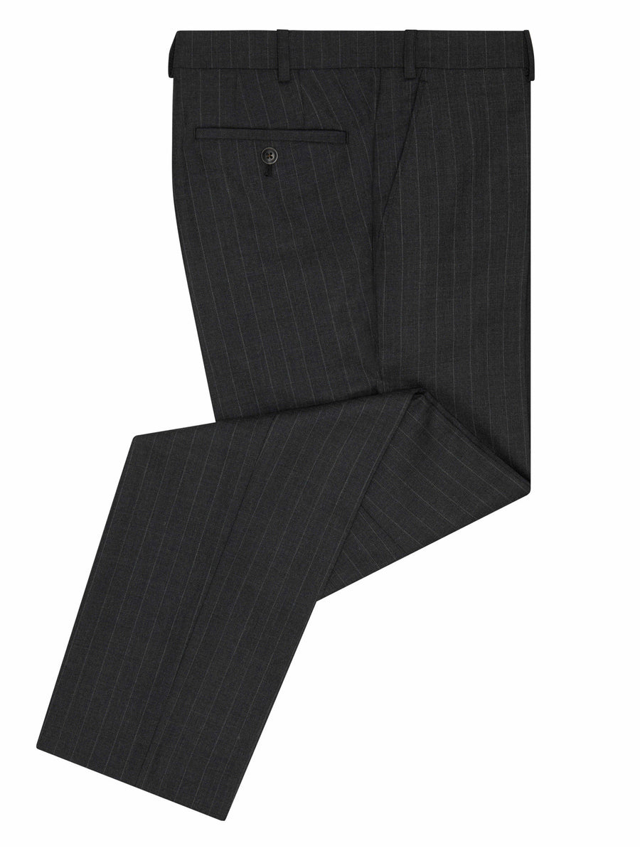 Daniel Grahame Charcoal Pinstripe Mix & Match Dinner Suit Trousers Sho