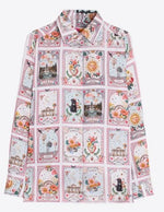 Load image into Gallery viewer, Pink Printed Madrid Twill Shirt