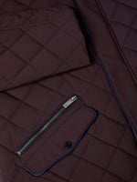 Load image into Gallery viewer, Douglas &amp; Grahame Wine Quilted Casual Coat Wilson
