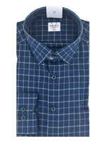 Load image into Gallery viewer, Navy Check Print Shirt