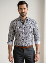 Load image into Gallery viewer, Brown Floral Print Shirt