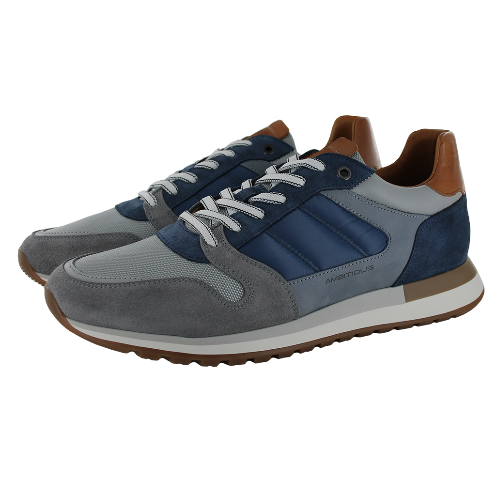 Ambitious Casual Lace Up Sneaker Grizz Navy