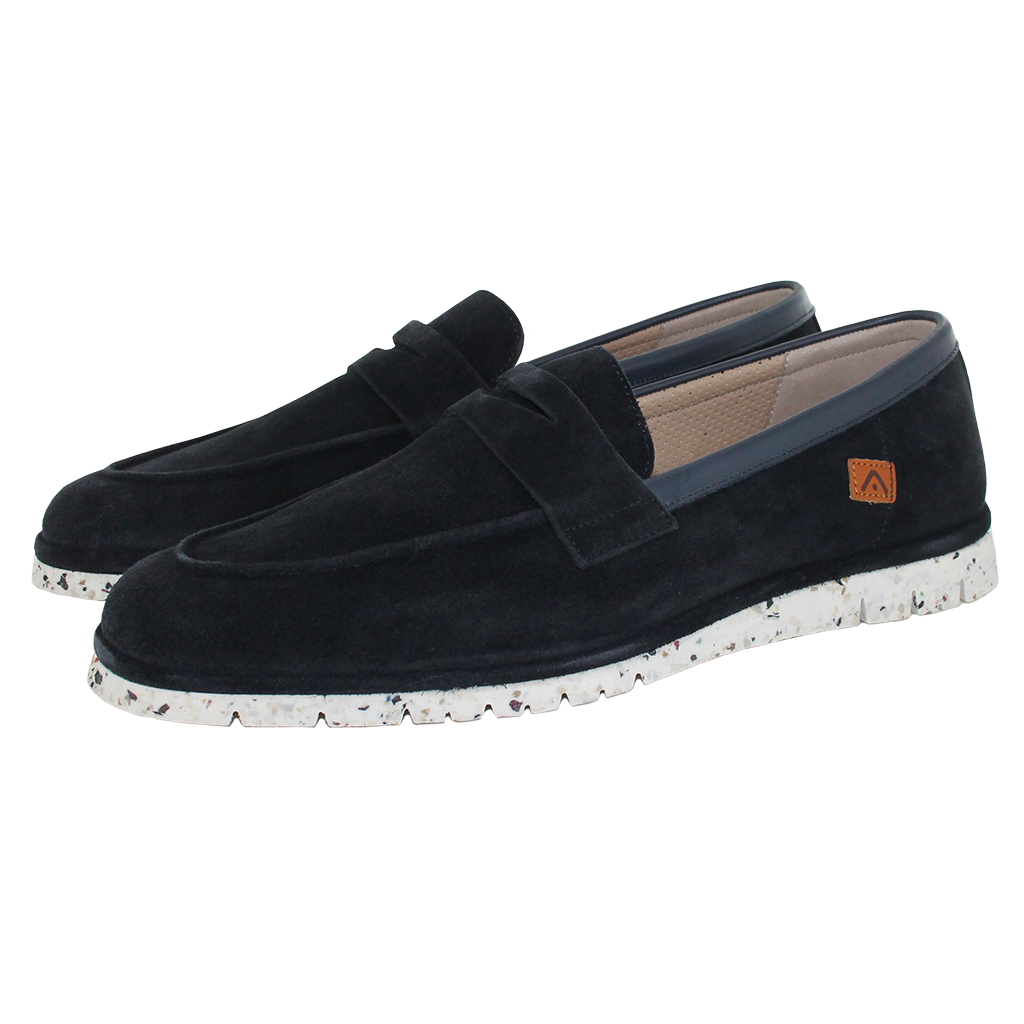 Ambitious Suede Slip On Shoes Amber Navy