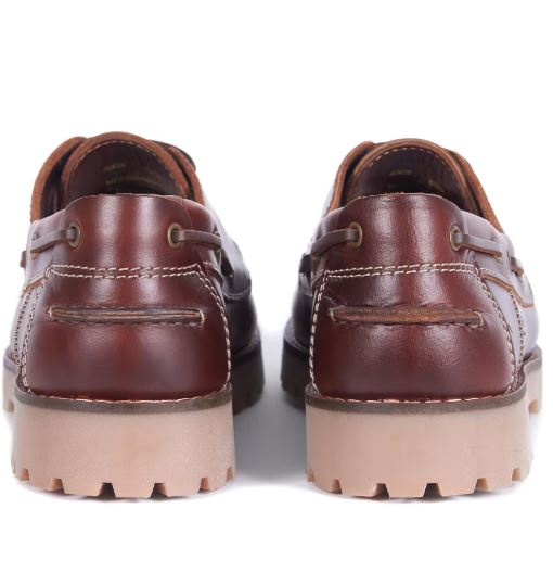 Barbour Stern Leather Shoes Brown