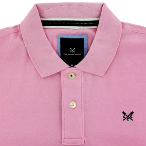 Crew Classic Pique Polo Shirt Pink
