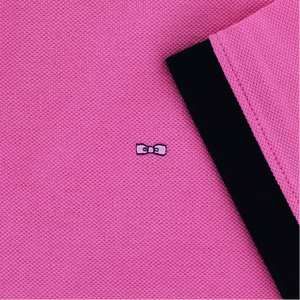 Eden Park Contrast Collar Polo Shirt Pink