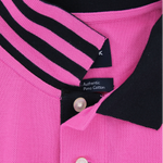 Load image into Gallery viewer, Eden Park Contrast Collar Polo Shirt Pink
