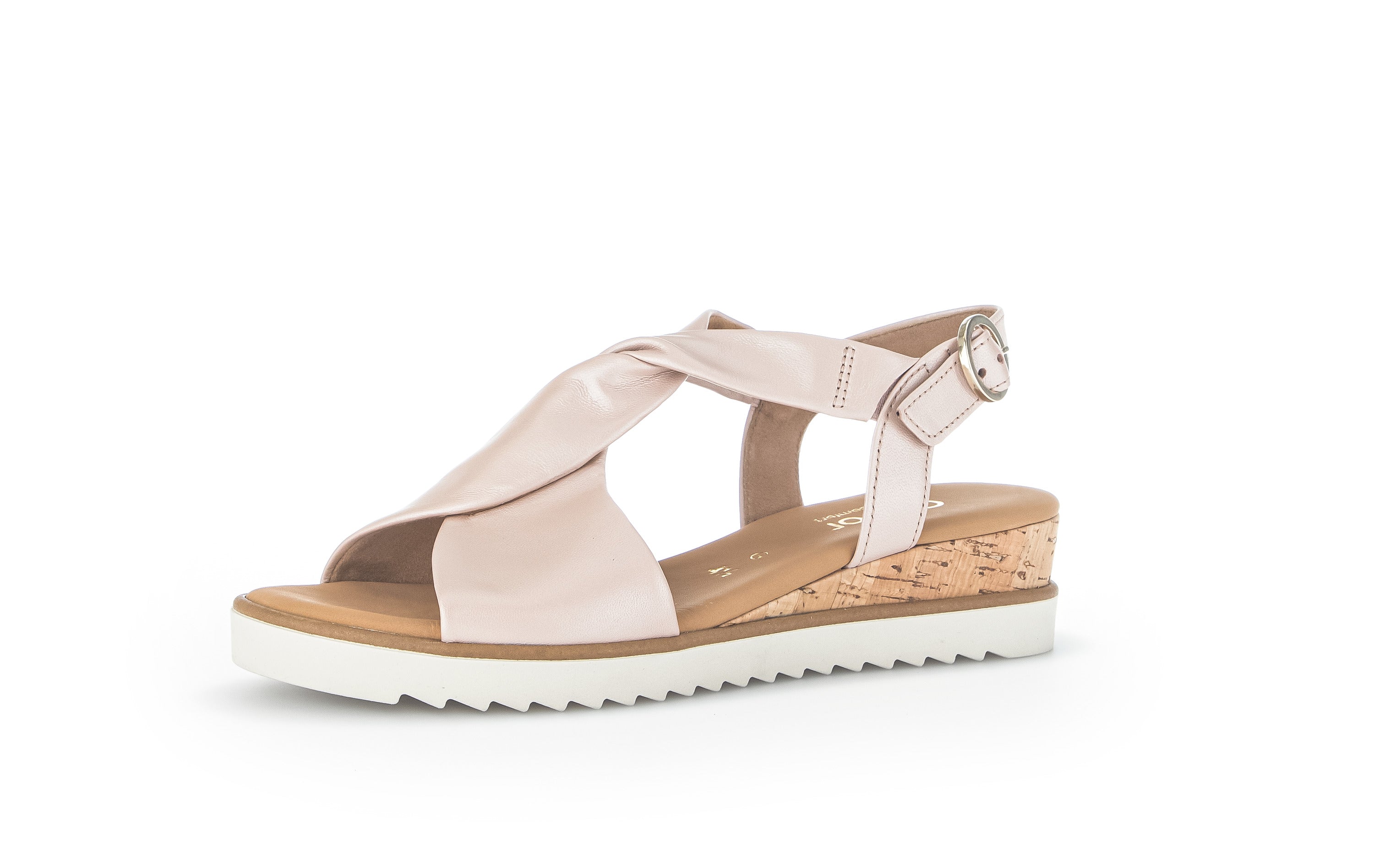 Gabor Twisted Wedge Pink