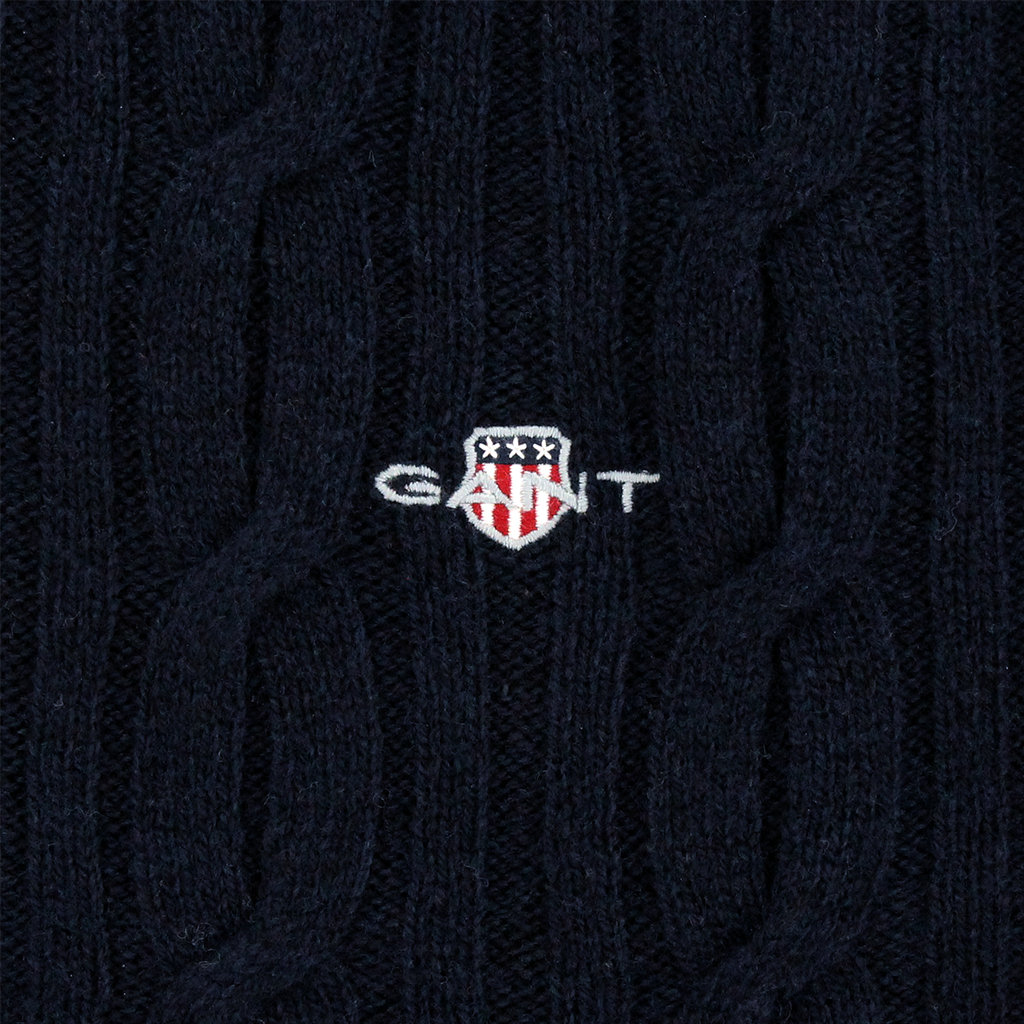 Gant cable knit outlet jumper sale