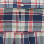Load image into Gallery viewer, Gant Cotton Linen Cotton Checked Shirt Blue
