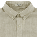 Load image into Gallery viewer, Gant Houndstooth Short Sleeve Shirt Sand

