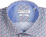 Load image into Gallery viewer, Giordano Modern Fit Shirt Shirt Geometric Print Pink
