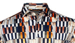 Load image into Gallery viewer, Giordano Modern Fit Jersey Shirt Navy Print
