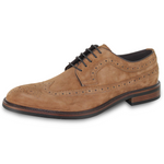 Load image into Gallery viewer, John White Brown Hogarth Suede Brogue Shoes
