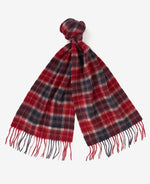 Load image into Gallery viewer, Barbour Tartan Scarf &amp; Glove Gift Set Red
