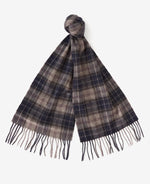 Load image into Gallery viewer, Barbour Tartan Scarf &amp; Glove Gift Set Grey
