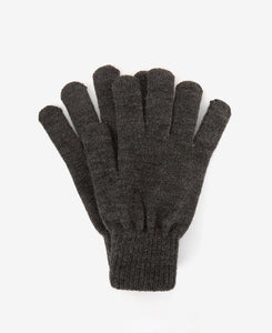 Barbour Tartan Scarf & Glove Gift Set Grey