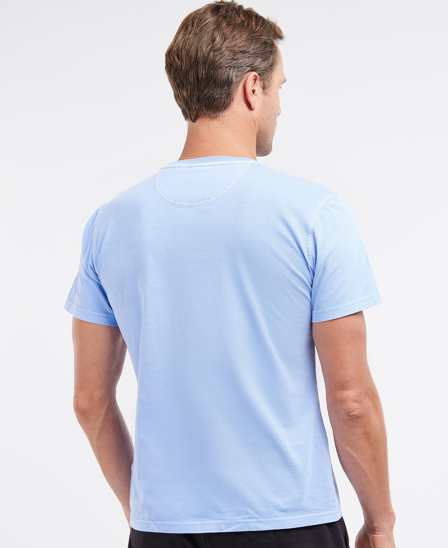 Barbour Garment Dyed T-Shirt Sky