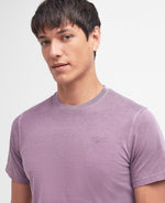 Load image into Gallery viewer, Barbour Garment Dyed T-Shirt Purple

