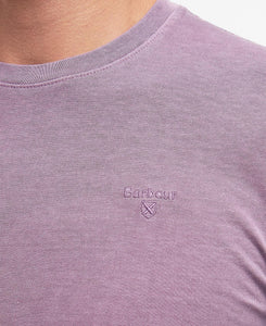 Barbour Garment Dyed T-Shirt Purple