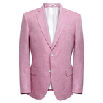 Load image into Gallery viewer, Mazzelli Pink Linen Jacket Regular Length
