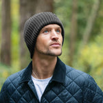 Load image into Gallery viewer, Black Organic Cotton Beanie