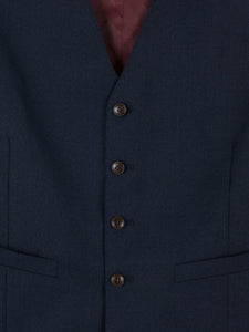 Douglas Valdino Dark Blue Mix & Match Waistcoat Regular Length
