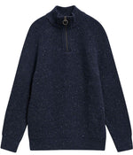 Load image into Gallery viewer, Navy Fleck Half Zip