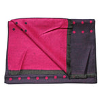 Load image into Gallery viewer, Navy & Pink Spot Bamboo Scarf