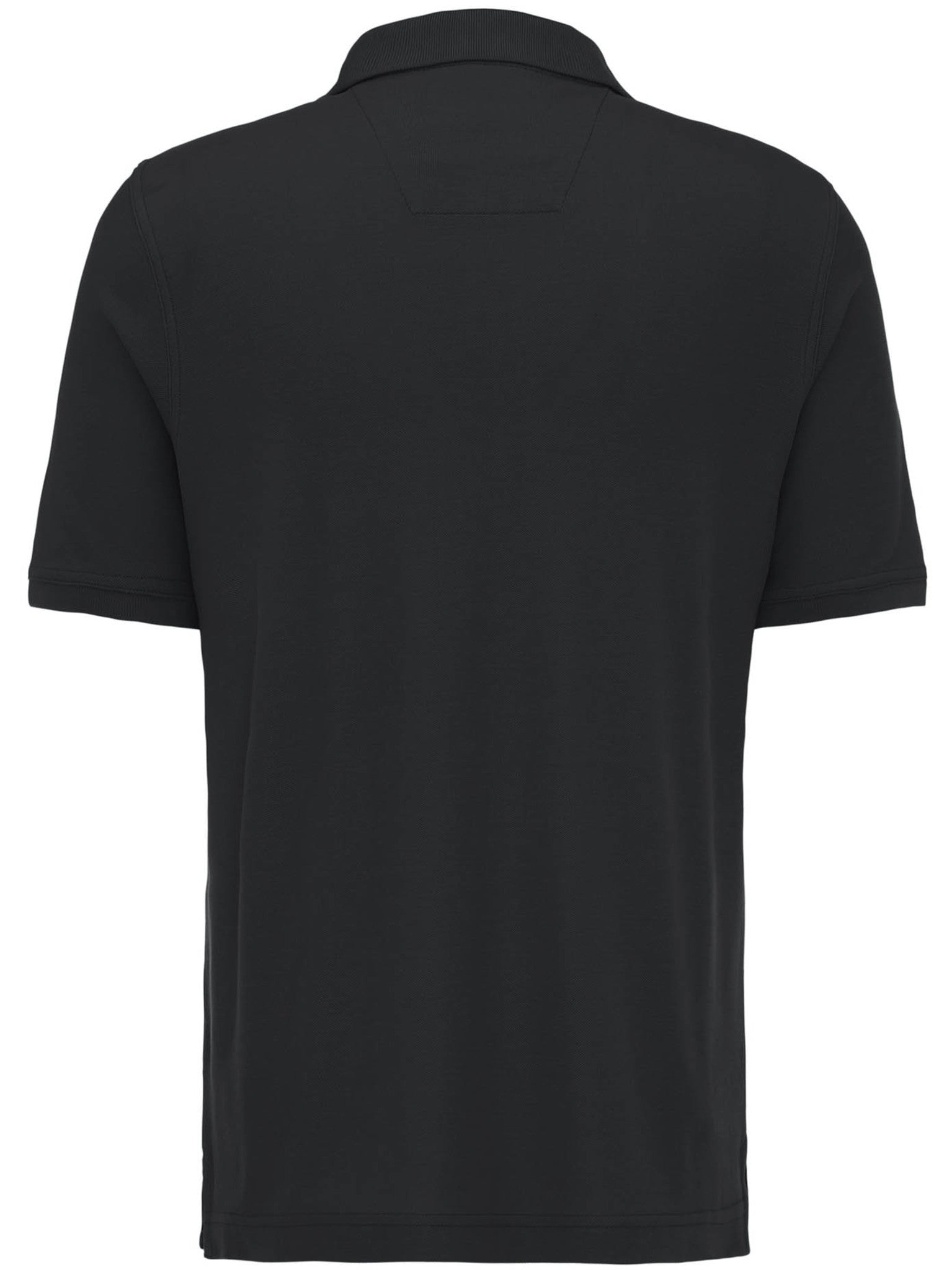 Fynch Hatton Superfine Cotton Polo Shirt Black