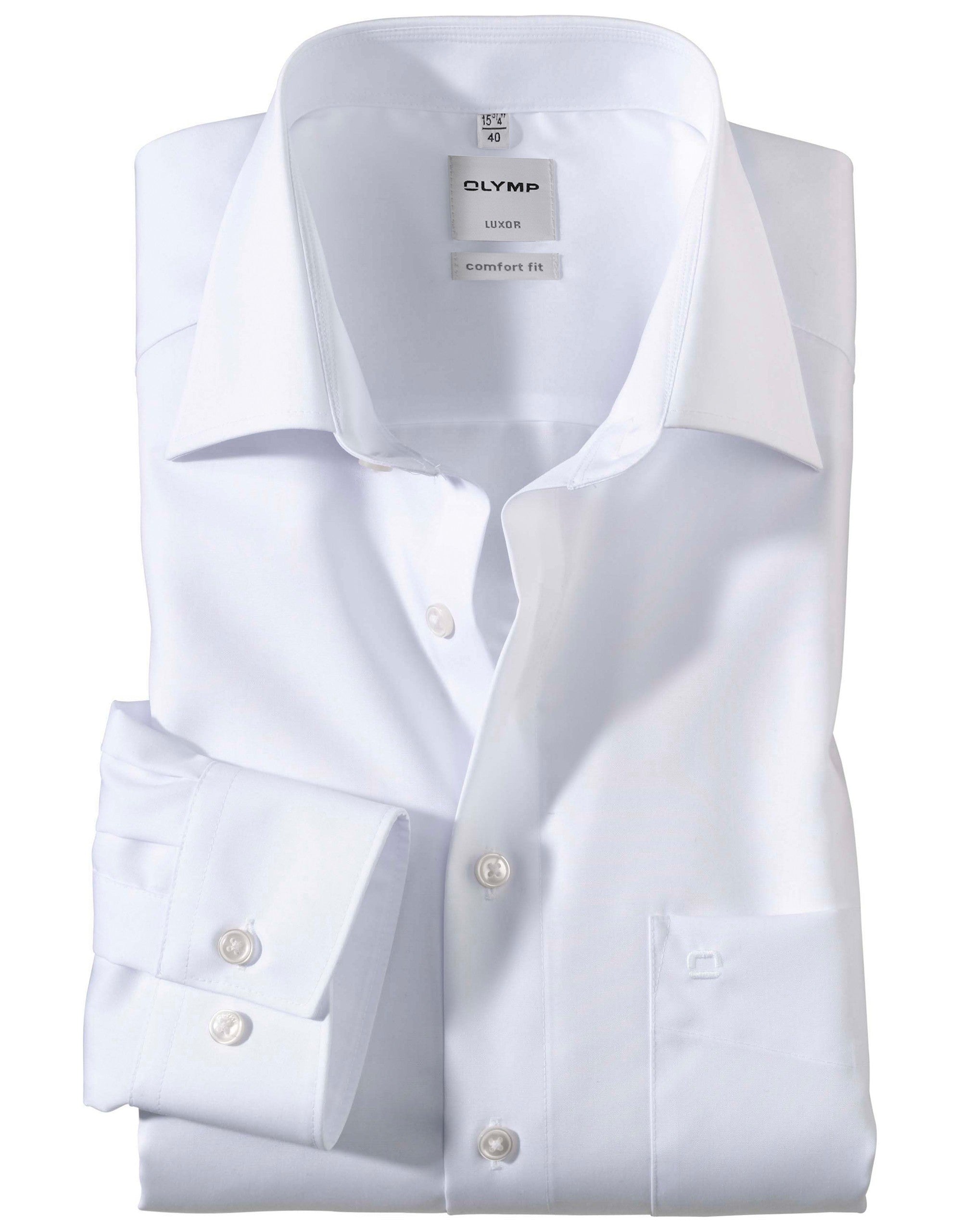 Olymp Comfort Fit White Shirt